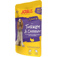 Produktbild von JosiDog Mini Hundefutter Pute und Karotte in Sauce 24 x 100 g