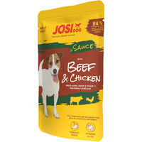 Produktbild von JosiDog Mini Hundefutter Rind und Huhn in Sauce 24 x 100 g