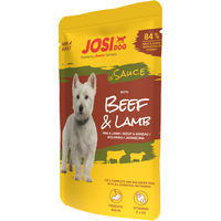 Produktbild von JosiDog Mini Hundefutter Rind und Lamm in Sauce Adult 24 x 100 g
