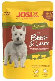 JosiDog Mini Hundefutter Rind und Lamm in Soße für Adult 24 x 100 g – Bild 1 von 2