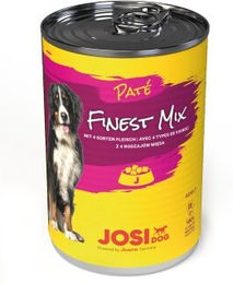 JosiDog Paté Finest Mix Hundepaté für Adult mit Wild, Huhn, Rind und Schwein 12 x 400 g – Bild 1 von 3
