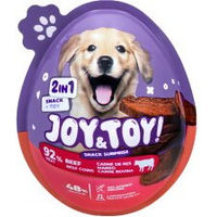Produktbild von JOY&TOY! Snack Surprise 2in1 Hundesnack Beef Coins mit Spielzeug 20 g