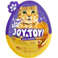 Produktbild von JOY&TOY! Snack Surprise 2in1 Hundesnack Chicken Thin Flakes mit Spielzeug 20 g