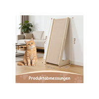 Produktbild von JOYOLEDER Kratzbrett für Katzen aus Massivholz und natürlichem Sisal 69cm Beige