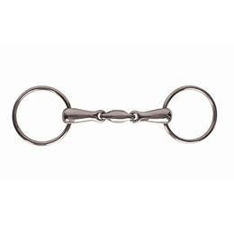 Produktbild von JP Korsteel Edelstahl Oval Link Wassertrense Silber 150mm für Pferde