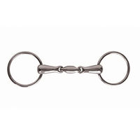 Produktbild von JP Korsteel Edelstahl Oval Link Wassertrense Silber 150mm für Pferde