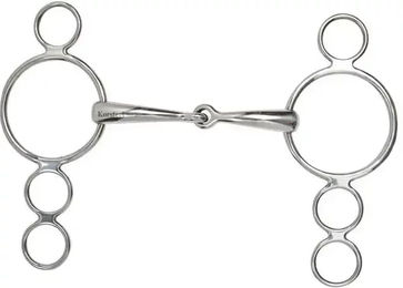 Produktbild von JP Korsteel Gebiss für Pferde Loose Ring Snaffle aus Edelstahl in Silber 5 Inch