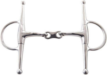 JP Korsteel Knebeltrense mit Olivenkopf aus Edelstahl 12,5 cm – Bild 1 von 1