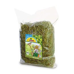 JR Farm Bio-Heu für Kleintiere wie Kaninchen Meerschweinchen und Chinchilla 500 g - 10 x 500 g – Bild 1 von 2