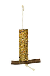 JR Farm Birds Natur Schlemmer-Schaukel Knabberstange für Ziervögel aus Holz - 100 g – Bild 1 von 3
