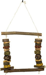 JR Farm Birds Natur Schlemmer-Schaukel Kräcker aus Holz für Ziervögel und Papageien 4 x 450 g - 4 x 450 g – Bild 1 von 3