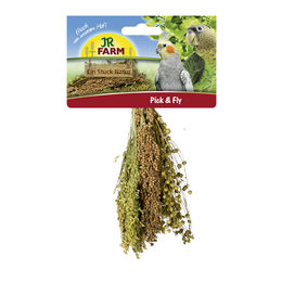 JR Farm Birds Pick & Fly Vogelsnack mit Kolbenhirse für Großsittiche und Papageien 130g ohne tierisches Protein - 8 x 130 g – Bild 1 von 4