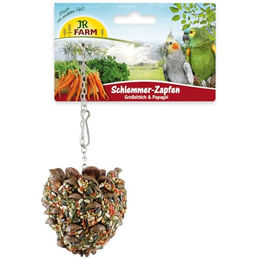 JR Farm Birds Schlemmer-Zapfen Vogelsnack für Großsittiche und Papageien 195 g - 195 g – Bild 1 von 7