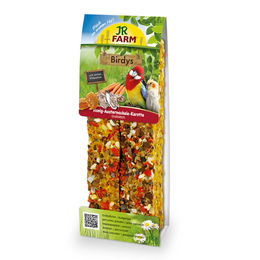 JR Farm Birdys Honig-Austernschale-Karotte Intelligenzspielzeug Snack für Großsittiche 260g - 260 g – Bild 1 von 4