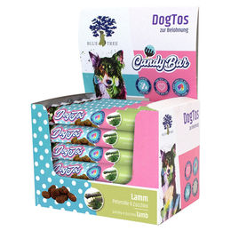 Produktbild von JR Farm Blue Tree DogTos Belohnungssnack für Hunde mit Lamm getreidefrei und hypoallergen 28 Stück