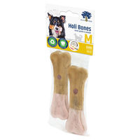 Produktbild von JR Farm Blue Tree Holi Bones Kausnack Ente und Rind Größe M getreidefrei