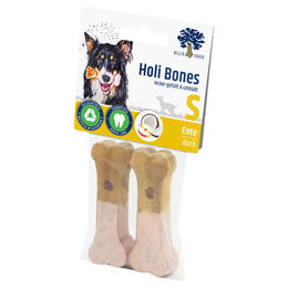 Produktbild von JR Farm Blue Tree Holi Bones Kausnack Ente und Rind Größe S getreidefrei