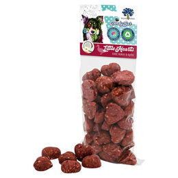 Produktbild von JR Farm Blue Tree Little Hearts Belohnungssnack Ente getreidefrei 6 x 100 g