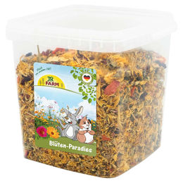JR Farm Blüten-Paradies Getrocknete Kräuter für Kaninchen 470 g im Eimer – Bild 1 von 4
