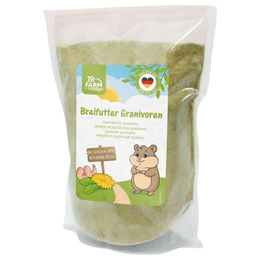 Produktbild von JR Farm Breifutter Granivoren mit Garnele für Hamster, Ratten, Rennmäuse und Zwerghamster 4 x 200 g
