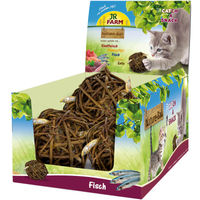 Produktbild von JR Farm Cat Nature-Ball Fisch Katzenspielzeug Leckerli 15 g - 15 g