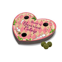 Produktbild von JR Farm Catnip-Spielzeug für Katzen aus Kratzpappe in Rosa und Transparent - 150 g