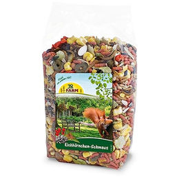 JR Farm Eichhörnchen-Schmaus Wildtierfutter mit Mehlwürmern, Erdnüssen und Sonnenblumenkernen 600g - 6 x 600 g – Bild 1 von 11