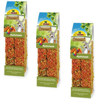 Produktbild von JR Farm Farmy's Multivitamin Knabberstangen für Kaninchen Meerschweinchen Hamster und Mäuse 3 x 160g