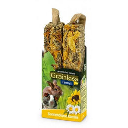 JR Farm Farmys Grainless Kleintier-Nagersnack Sonnenblume-Kamille 140 g - 140 g – Bild 1 von 6