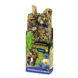 JR Farm Farmys Grainless Kleintier Snack Gänseblümchen-Kornblume 140 g - 140 g – Bild 1 von 8