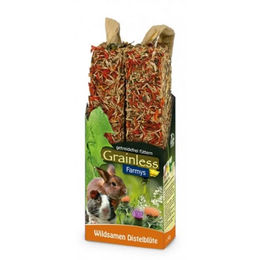JR Farm Farmys Grainless Wildsamen Distelblüte Kleintiersnack für Kaninchen 140 g - 140 g – Bild 1 von 9
