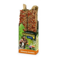 Produktbild von JR Farm Farmys Grainless Wildsamen Distelblüte Kleintiersnack für Kaninchen 140 g - 140 g