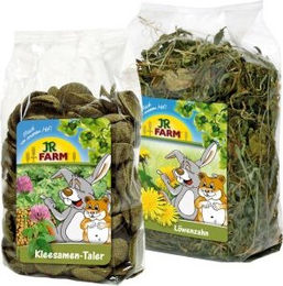 JR Farm Futterpaket Kleesamen-Taler und Löwenzahn Kräcker für Nager 500g - 500 g – Bild 1 von 3