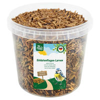 Produktbild von JR Farm Garden Soldatenfliegen-Larven Insektenfutter für Wildvögel 400 g