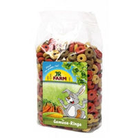 Produktbild von JR Farm Gemüse-Ringe Kleintiersnack für Kaninchen 200 g - 200 g