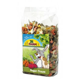 JR Farm Gemüse-Traum Kleintiersnack mit getrockneten Kräutern für Chinchilla und Kaninchen 200 g - 200 g – Bild 1 von 7