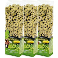 Produktbild von JR Farm Getreidefreie Erbsen-Ringe Snack ohne tierisches Protein 3x150g