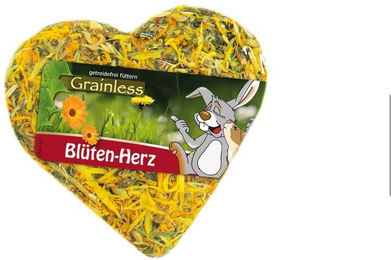 JR Farm Grainless Blüten-Herz Getrocknete Kräuter 3x90g – Bild 1 von 2