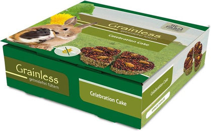 JR Farm Grainless Celebration Cake Kräcker für Kaninchen 330g - 330 g – Bild 1 von 6