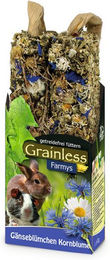 Produktbild von JR Farm Grainless Farmys Nagersnack mit getrockneten Kräutern 140 g