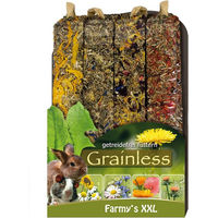 Produktbild von JR Farm Grainless Farmys XXL Kräcker Kleintiersnack für Kaninchen und Degus getreidefrei 450g - 450 g