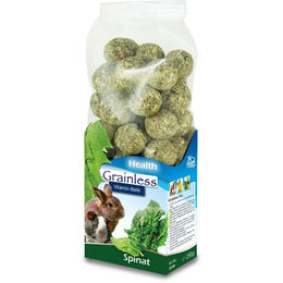 JR Farm Grainless Health Vitamin-Balls Spinat Getreidefreier Kleintiersnack für Kaninchen und Meerschweinchen 150 g – Bild 1 von 6
