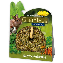 JR Farm Grainless Kräuter-Rad Karotte-Petersilie Getrocknete Kräuter für Kaninchen und Nager 140 g - 140 g – Bild 1 von 7