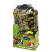 Produktbild von JR Farm Grainless Plus Getrocknete Kräuter Kümmel und Löwenzahn für Nager und Kaninchen 100 g - 6 x 100 g
