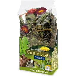 JR Farm Grainless Plus Kleintiersnack Salbei und Löwenzahn für Kaninchen und Nager 100 g - 6 x 100 g – Bild 1 von 5