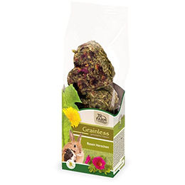 JR Farm Grainless Rosen Herzchen Getrocknete Kräuter Nager Snack für Kaninchen Meerschweinchen und Chinchilla 105 g - 7 x 15 g – Bild 1 von 7