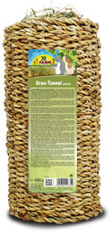 JR Farm Gras-Tunnel Heu Ergänzungsfuttermittel für Nager wie Meerschweinchen Ratten und Degus mittel 450g - 450 g – Bild 1 von 3