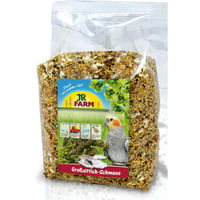 Produktbild von JR Farm Großsittich-Schmaus Hauptfutter für Großsittiche und Nymphensittiche ohne tierisches Protein 1 kg - 1 kg