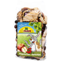 Produktbild von JR Farm Hagebutten-Apfelchips 125g für Kaninchen Chinchilla und Degu - 8 x 125 g