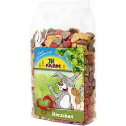 JR Farm Herzchen Kräcker Kleintiersnack für Kaninchen und Meerschweinchen 200g - 200 g – Bild 1 von 5